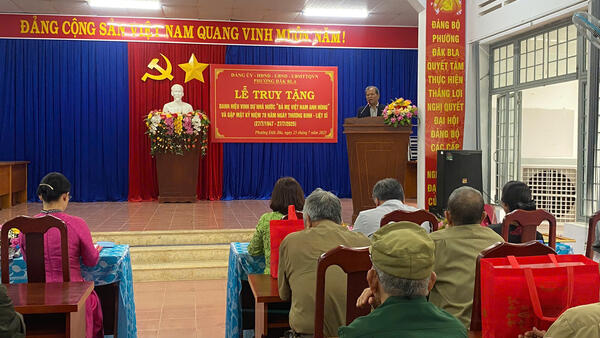 LỄ TRUY TẶNG DANH HIỆU VINH DỰ NHÀ NƯỚC “BÀ MẸ VIỆT NAM ANH HÙNG” VÀ GẶP MẶT GIA ĐÌNH CHÍNH SÁCH, NGƯỜI CÓ CÔNG NHÂN KỶ NIỆM 78 NĂM NGÀY THƯƠNG BINH, LIỆT SĨ (27/7/1947-27/7/2025)