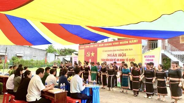 ỦY BAN NHÂN DÂN PHƯỜNG ĐĂK BLA TỔ CHỨC NGÀY HỘI TOÀN DÂN BẢO VỆ AN NINH TỔ QUỐC NĂM 2025