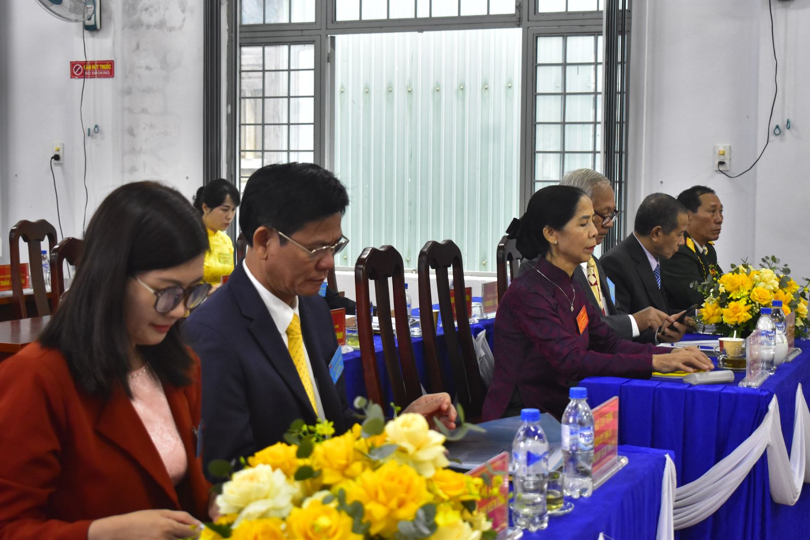 Đồng chí Ngô Văn Trọng -Ủy viên Ban Thường vụ Tỉnh ủy, Trưởng Ban Tuyên giáo và Dân vận Tỉnh ủy dự và chỉ đạo Đại hội